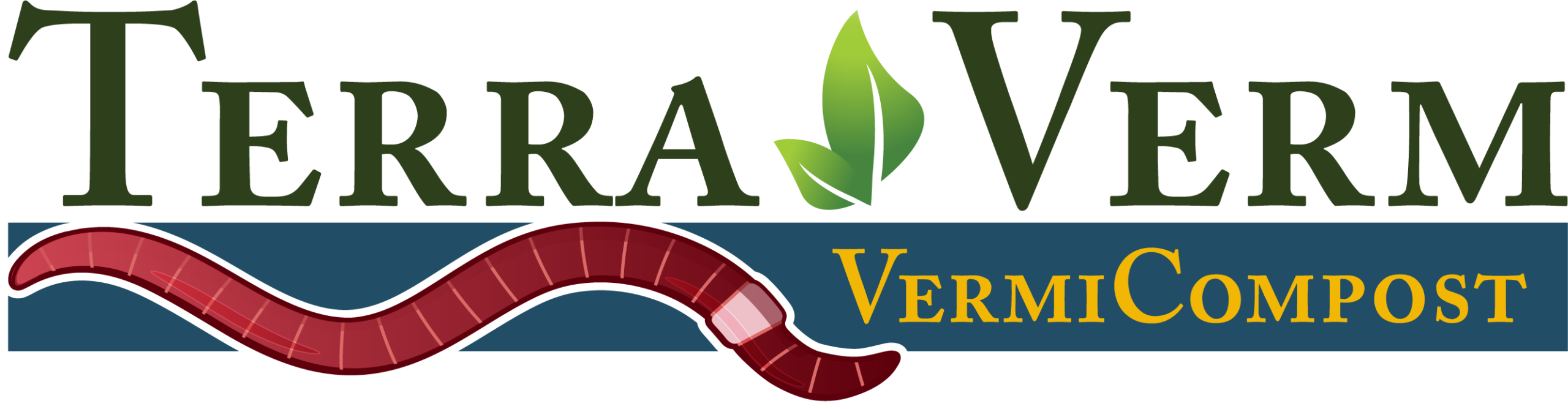 Terraverm VermiCompost logo with worm
